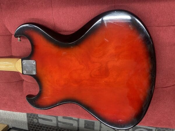 Kingston / Teisco "Hound Dog Taylor" Three Pickup Electric Guitar 1960's - Redburst - Image 15
