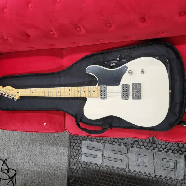 Fender Cabronita Telecaster Electric Guitar, Maple Fingerboard 2013 - White Blonde - Image 2