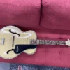Harmony H1214 Archtone Acoustic Archtop Guitar 1950's - Blond with Faux Flame