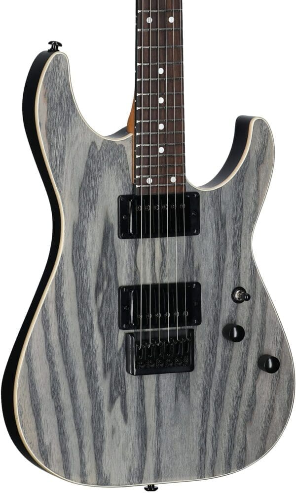 Schecter C-1 Standard Electric Guitar - Charcoal Satin 3951 - Image 5