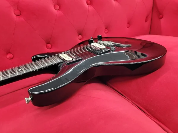 Dean Icon Electric Guitar 2000's - Black - Czech Made - Image 4