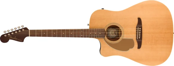 Fender Redondo Player Left-Handed Acoustic-Electric Guitar - Natural - Image 4