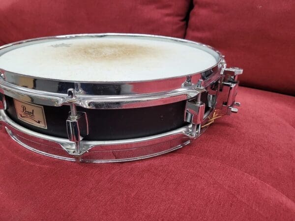 Pearl 13x3" Steel Piccolo Snare Drum- Piano Black - Image 5