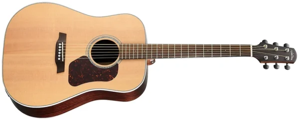 Walden D800E Natura All-Solid Sitka - Rosewood Dreadnought Acoustic-Electric - Natural w/Bag