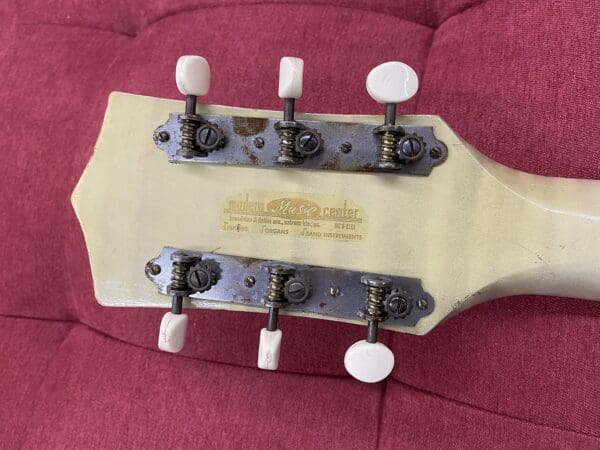 Harmony H1214 Archtone Acoustic Archtop Guitar 1950's - Blond with Faux Flame - Image 2