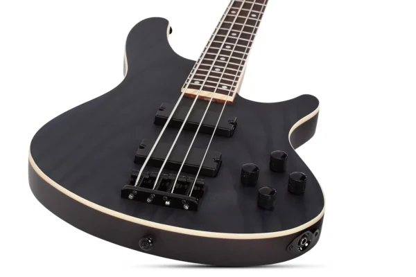 Schecter C4 Standard 4-String Bass Guitar - Charcoal Stain 3971 - Image 8