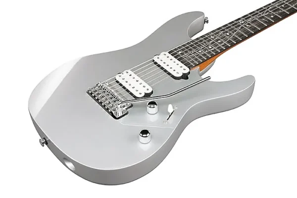 Ibanez TOD70 Tim Henson Signature 7-String - Classic Silver w/Bag - Image 4