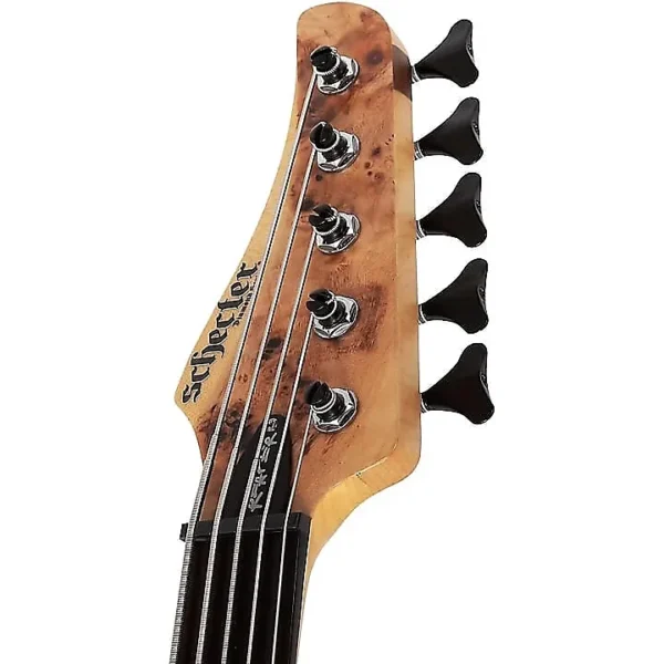 Schecter Reaper-5 Electric Bass 5-String - Natural Satin - Image 13