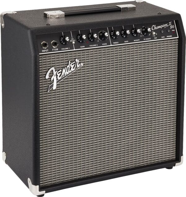 Fender Champion II 50 2-Channel 50-Watt 1x12" Guitar Combo - Black 2330800000