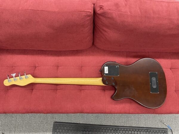 Godin A4 Ultra Semi-Acoustic Fretted Bass Guitar with Midi pickup - Natural - Image 8