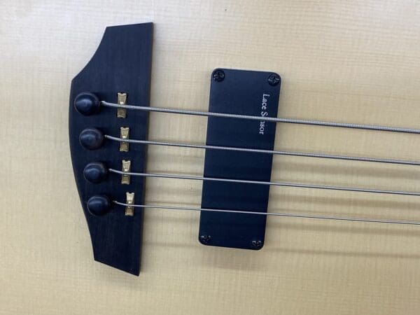 Godin A4 Ultra Semi-Acoustic Fretted Bass Guitar with Midi pickup - Natural - Image 6