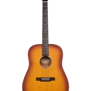 Larrivée Simple 6 Dreadnought Burst Acoustic Guitar - Summer Sunset Burst Satin Finish w/ Case USA