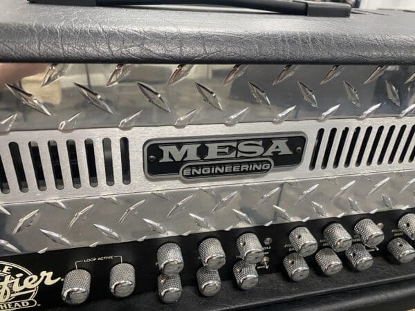 Mesa Boogie Triple Rectifier 150-watt Tube Head and 4x12 4FB Straight Cabinet Owned by Wino - Image 11