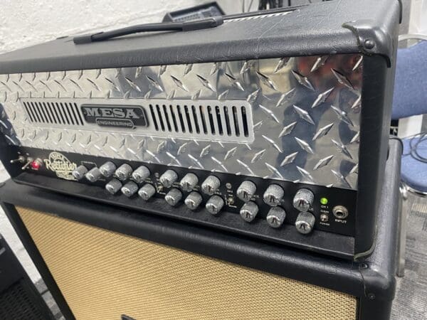 Mesa Boogie Triple Rectifier 150-watt Tube Head and 4x12 4FB Straight Cabinet Owned by Wino - Image 9