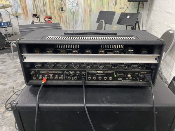 Mesa Boogie Triple Rectifier 150-watt Tube Head and 4x12 4FB Straight Cabinet Owned by Wino - Image 13