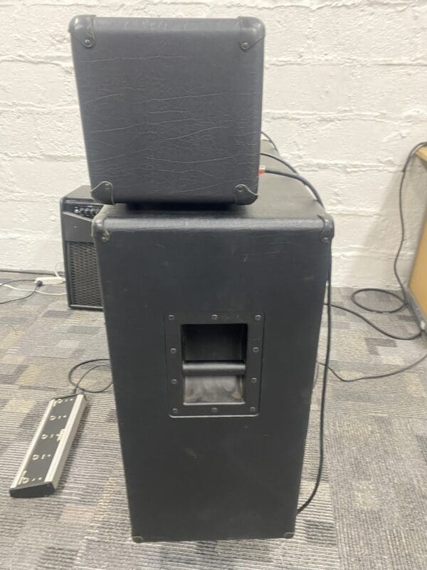 Mesa Boogie Triple Rectifier 150-watt Tube Head and 4x12 4FB Straight Cabinet Owned by Wino - Image 4