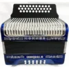 Hohner Corona II Diatonic Accordion - Keys of F/Bb/Eb - Dark Blue with Bag