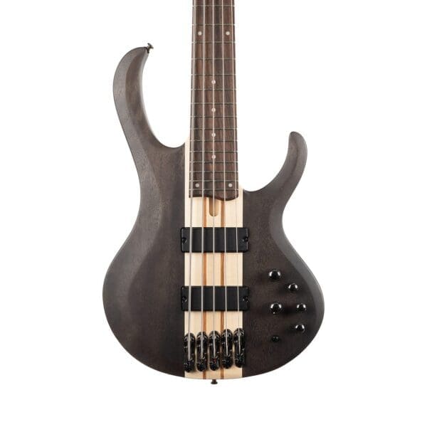 Ibanez BTB605TGF BTB Standard 5-String Electric Bass - Transparent Gray Flat - Image 9