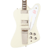 Epiphone Inspired by Gibson Custom 1963 Firebird V Reissue With Maestro Vibrola 2025 - Polaris White with Case