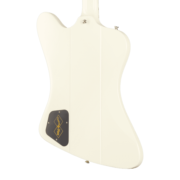 Epiphone Inspired by Gibson Custom 1963 Firebird V Reissue With Maestro Vibrola 2025 - Polaris White with Case - Image 8