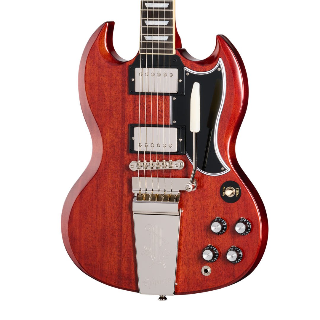 Epiphone Inspired by Gibson Custom 1964 SG Standard Reissue with Maestro Vibrola 2025 - Cherry Red