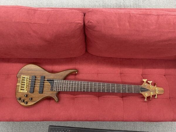 TUNE Guitar Technology TWB63-WN Active 6 String Bass - Natural - Image 23