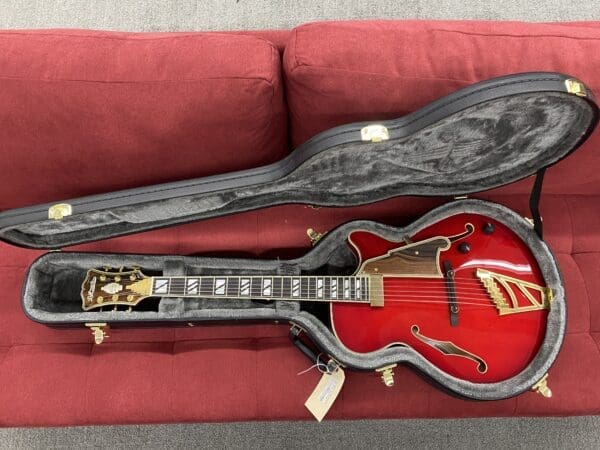 D'Angelico Excel SS Soho Electric Guitar - Dark Cherry Burst - Image 3