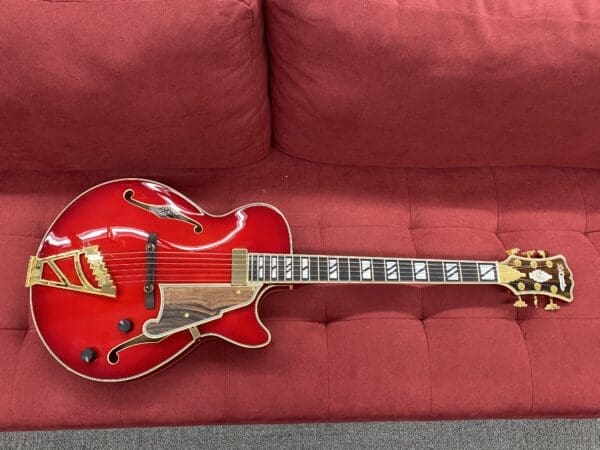 D'Angelico Excel SS Soho Electric Guitar - Dark Cherry Burst - Image 4