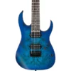 Ibanez RG Series RG7421PB 7-String Electric Guitar Flat Sapphire Blue - Image 3