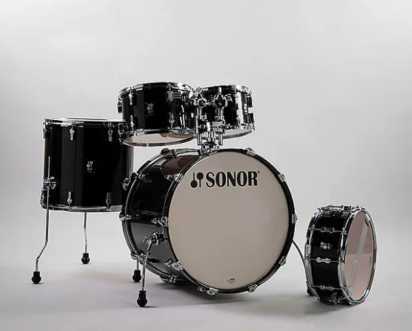 Sonor AQ2 Maple Stage 5pc Shell Pack - Transparent Black Local Pickup Only!!! - Image 4