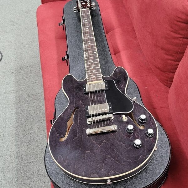Gibson ES-339 Semi-Hollow Electric Guitar 2022 - Trans Ebony w/ Case - Image 6