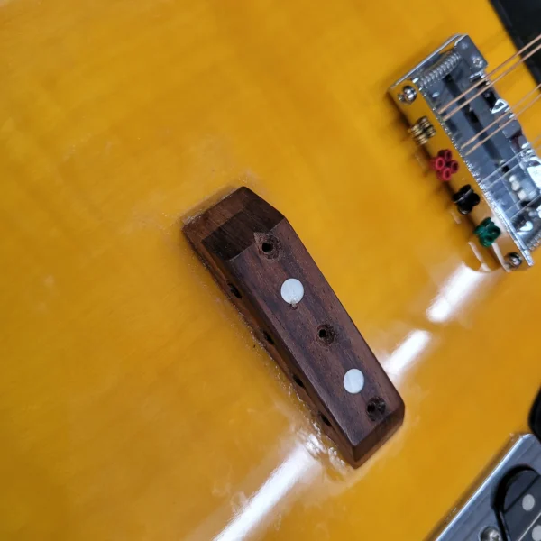 K Double Neck Electric Mandolin/Guitar Offset T-Style - Butterscotch - Image 11