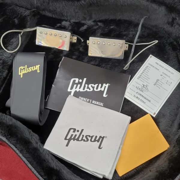 Gibson ES-339 Semi-Hollow Electric Guitar 2022 - Trans Ebony w/ Case - Image 21