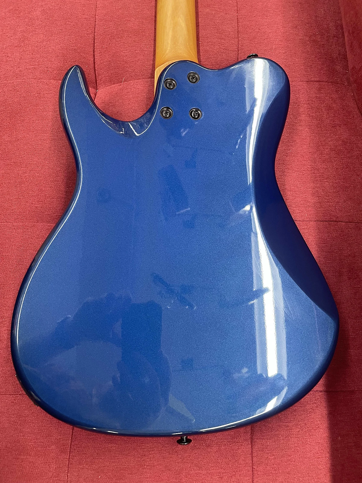 Grote T-style Electric Guitar - Metallic Blue - Image 2