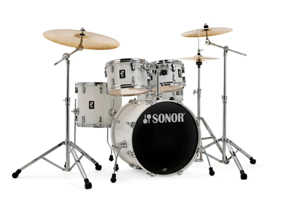 Sonor AQ1 Studio 20" 5pc Drum Kit with Hardware - Piano White