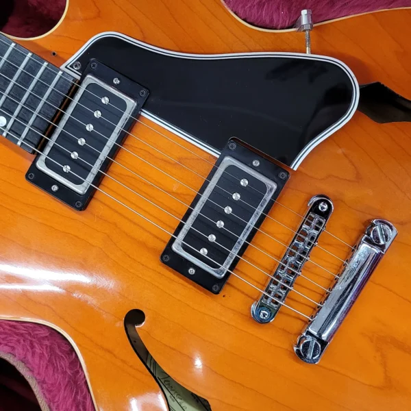 Gibson Chet Atkins Tennessean 1997 with Case - Sunrise Orange - Image 7