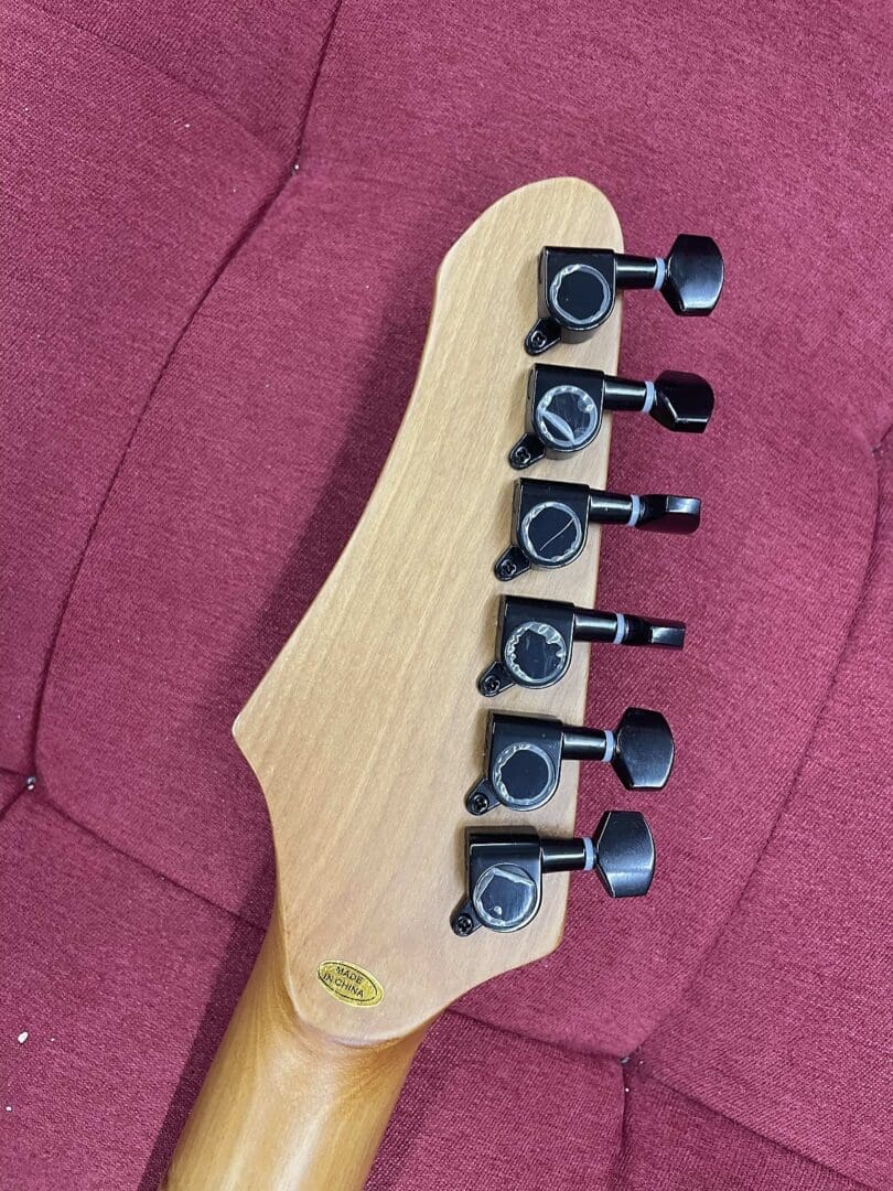 Grote T-style Electric Guitar - Metallic Blue - Image 6