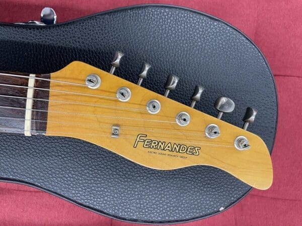 Fernandes TE-3 Thinline T-style Made in Japan 1994 - 3 Tone Sunburst w/ case - Image 5