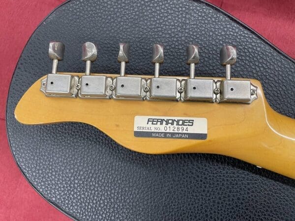 Fernandes TE-3 Thinline T-style Made in Japan 1994 - 3 Tone Sunburst w/ case - Image 13