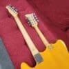 K Double Neck Electric Mandolin/Guitar Offset T-Style - Butterscotch - Image 3