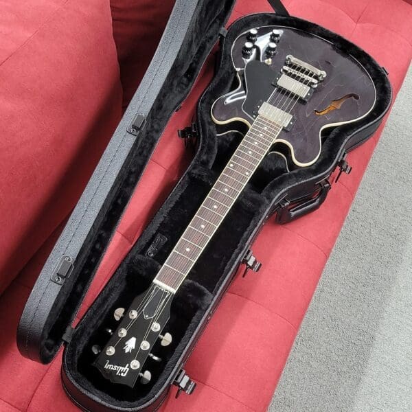 Gibson ES-339 Semi-Hollow Electric Guitar 2022 - Trans Ebony w/ Case - Image 5