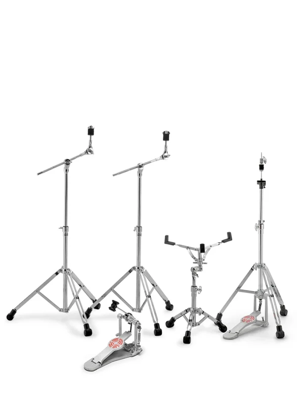 Sonor AQ1 Studio 20" 5pc Drum Kit with Hardware - Piano White - Image 2