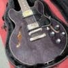 Gibson ES-339 Semi-Hollow Electric Guitar 2022 - Trans Ebony w/ Case - Image 2