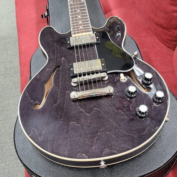 Gibson ES-339 Semi-Hollow Electric Guitar 2022 - Trans Ebony w/ Case - Image 11