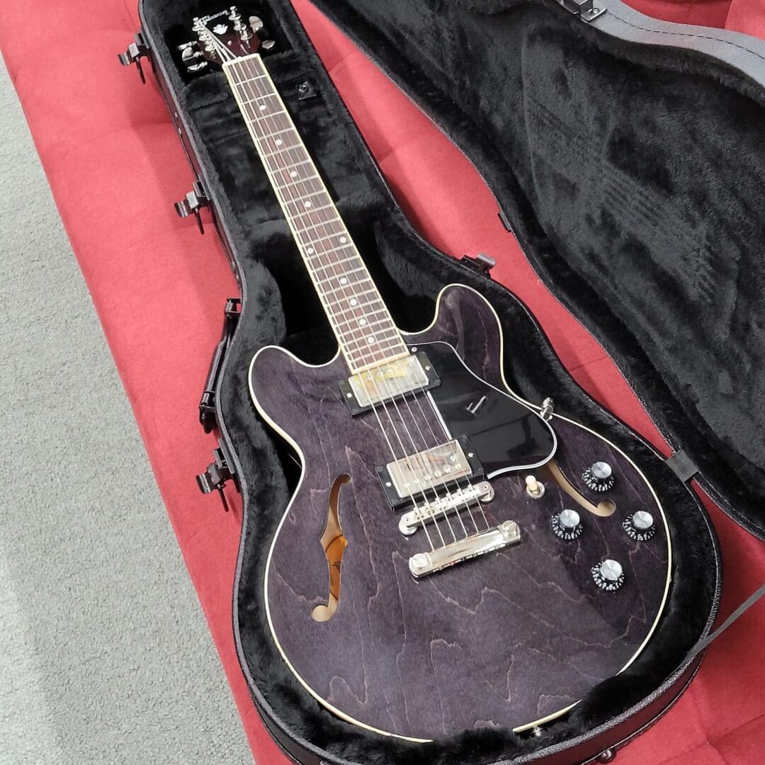 Gibson ES-339 Semi-Hollow Electric Guitar 2022 - Trans Ebony w/ Case