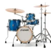 Sonor AQX Micro 4pc Drum Set w/ Stands - Blue Ocean Sparkle - Image 6
