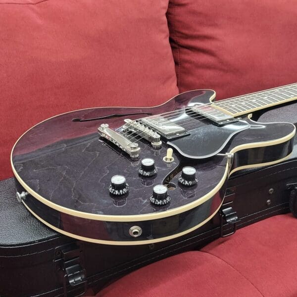 Gibson ES-339 Semi-Hollow Electric Guitar 2022 - Trans Ebony w/ Case - Image 9