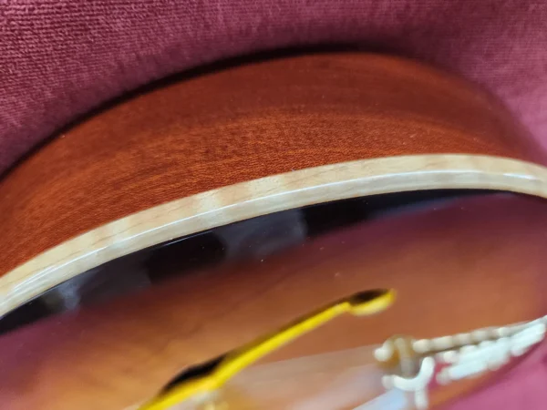 B and G Little Sister Left Handed Guitar Burst Gold Hardware w/ Bag - Image 3