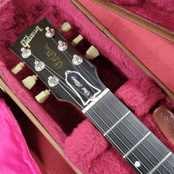 Gibson Chet Atkins Tennessean 1997 with Case - Sunrise Orange - Image 4