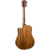 Lag HyVibe H2 HV10DCE Dreadnought Acoustic-Electric with Built in FX/Looper - Natural - Image 3